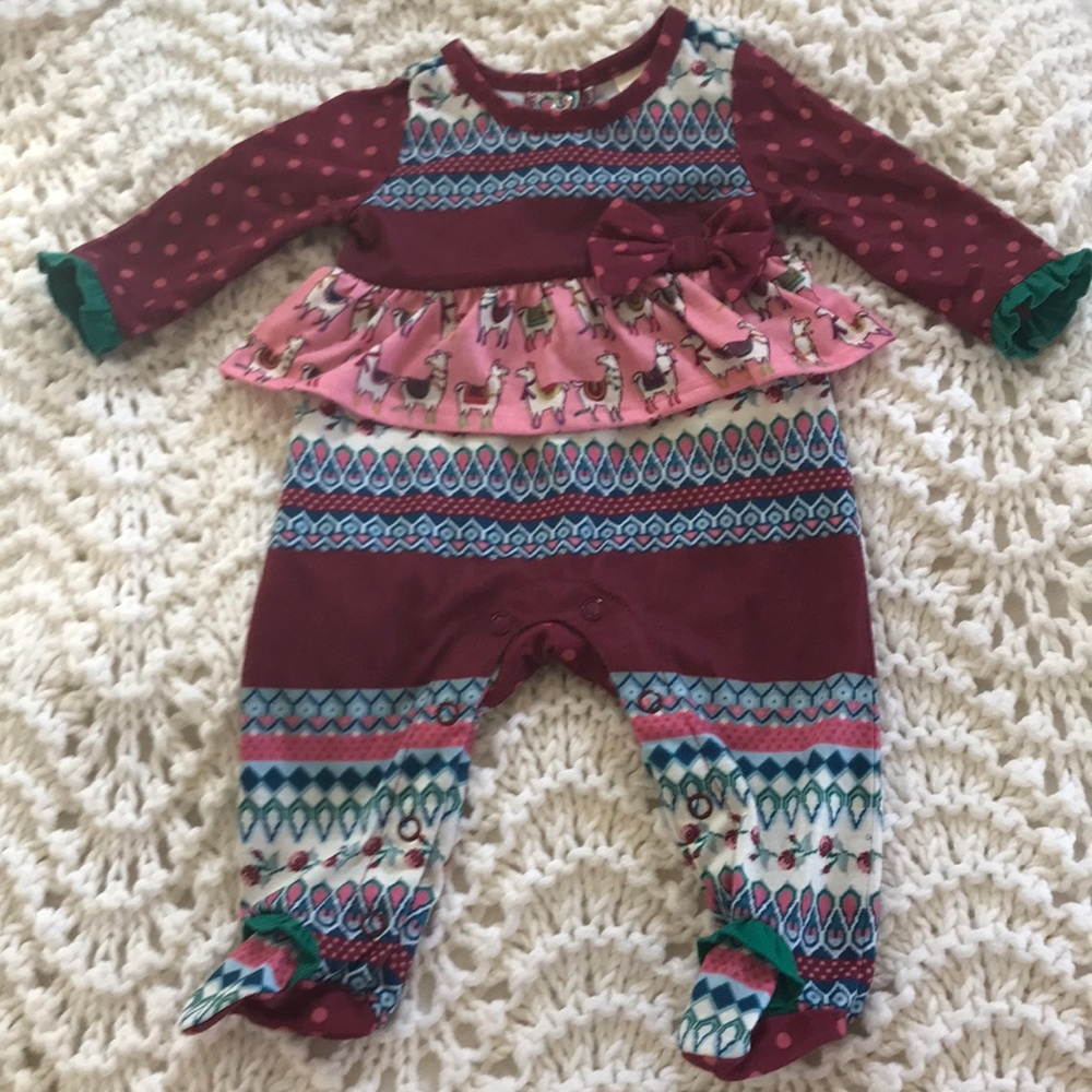 Matilda Jane holiday baby outfit